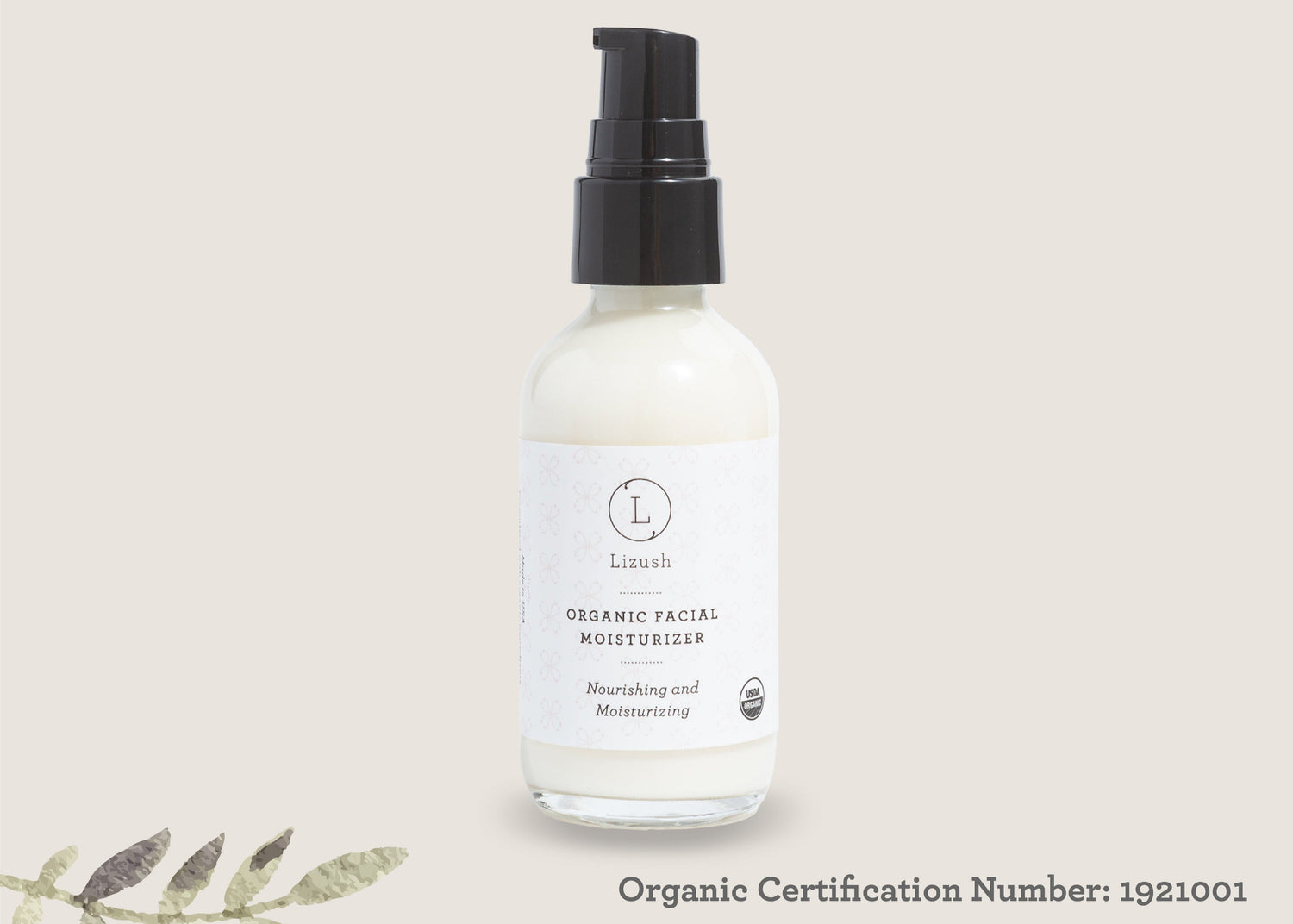 Organic Facial Moisturizer – Nourishing Daily Lotion for All Skin Types (2–3M Supply)