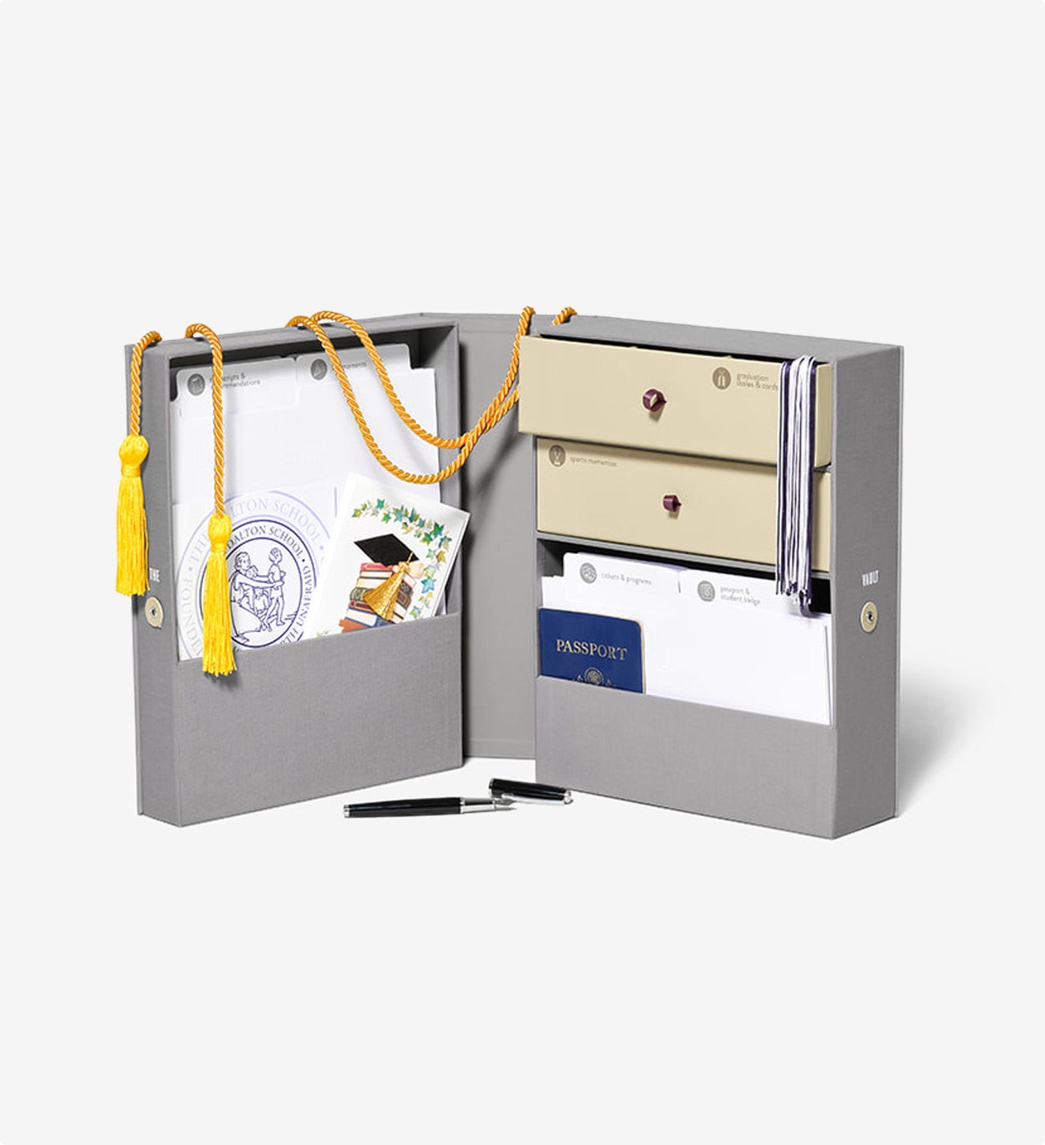 open slate graduate vault keepsake box.