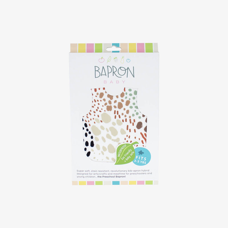 BapronBaby® Bapron in Wild / Bib + Apron That Safely Ties Around the Body