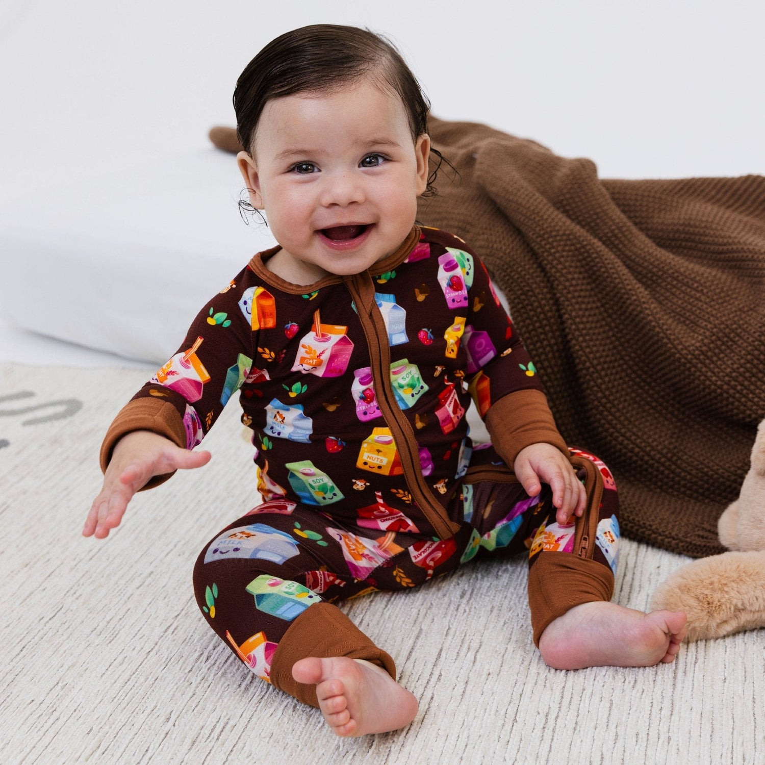 All the Milks! Convertible Romper - Bam & Stitch