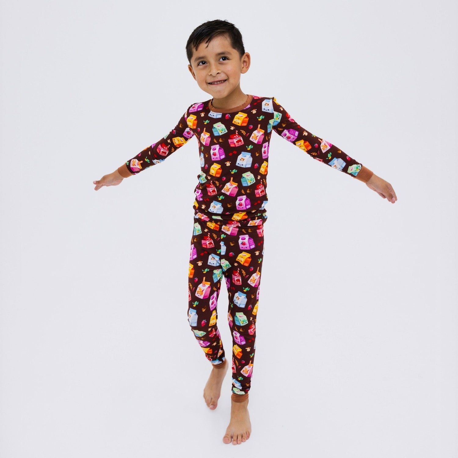 All the Milks! Long Sleeve Pajamas - Bam & Stitch