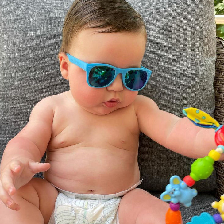 Zack Baby Sunglasses – Sky Blue by ro•sham•bo eyewear