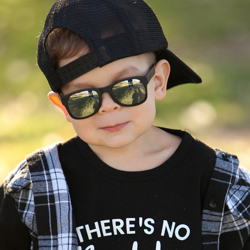 Bueller Baby Sunglasses – Matte Black by ro•sham•bo eyewear