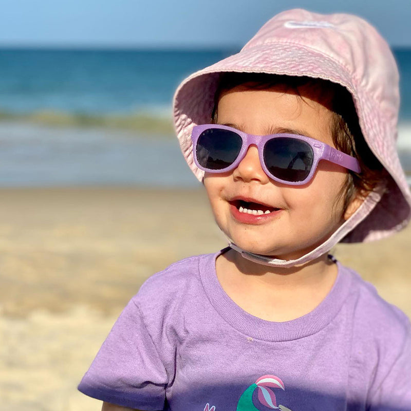 Punky Brewster Baby Sunglasses – Purple Glitter by ro•sham•bo eyewear