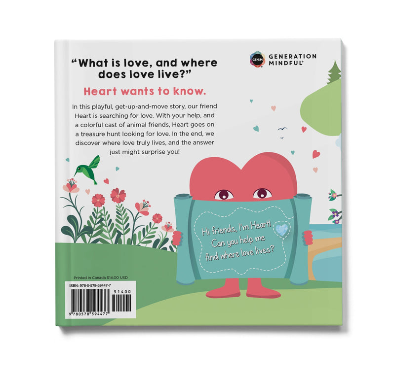 Heart SnuggleBuddies Plush & Emotion Book Bundle by Generation Mindful