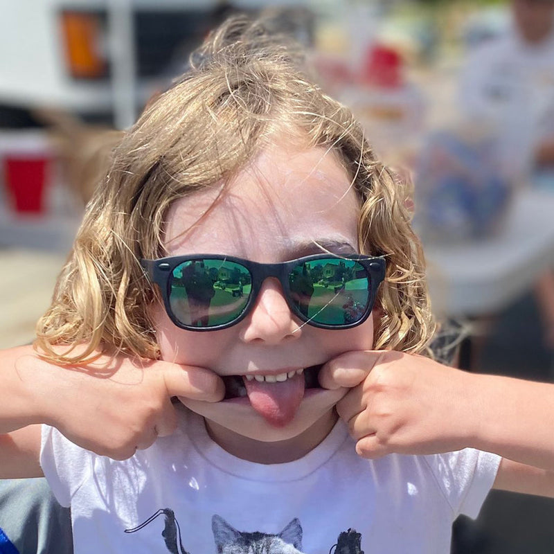 Bueller Toddler Sunglasses – Matte Black by ro•sham•bo eyewear