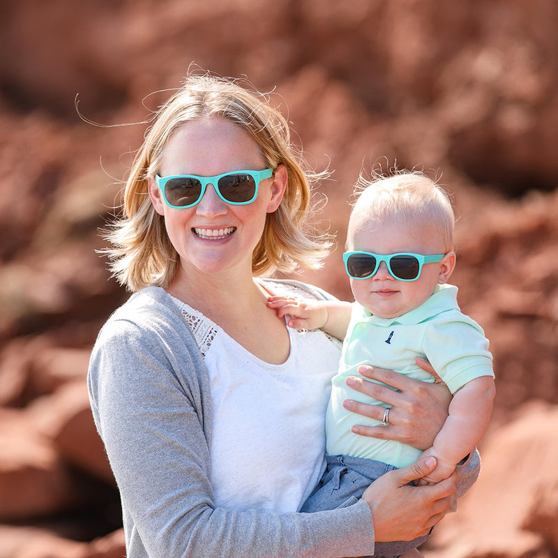 Goonies Baby Sunglasses – Mint Teal by ro•sham•bo eyewear