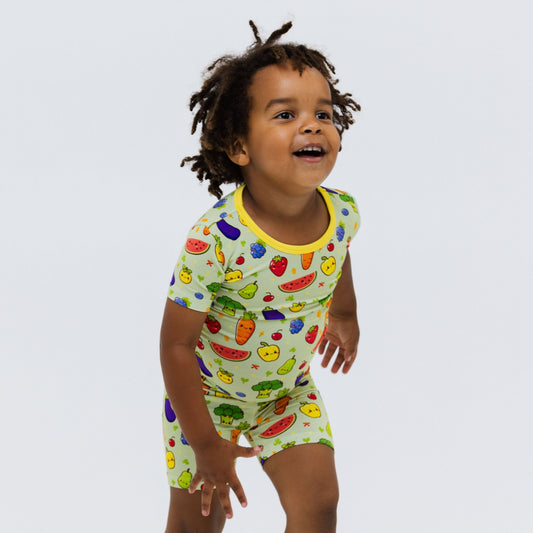 Farm Fresh Short Sleeve Pajamas - Bam & Stitch