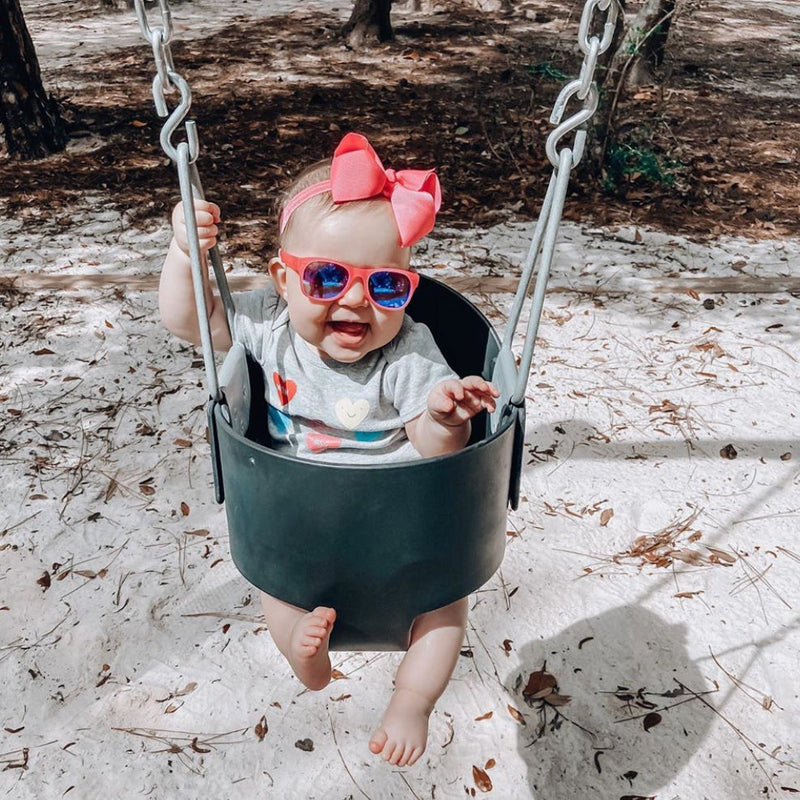 Kelly Baby Sunglasses – Glitter Pink by ro•sham•bo eyewear