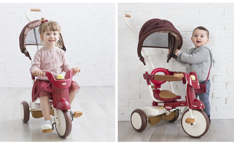 3-in-1 Foldable Tricycle with Canopy – Toddler Ride-On by iimo USA