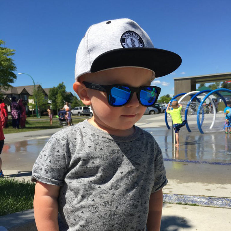 Bueller Toddler Sunglasses – Matte Black by ro•sham•bo eyewear