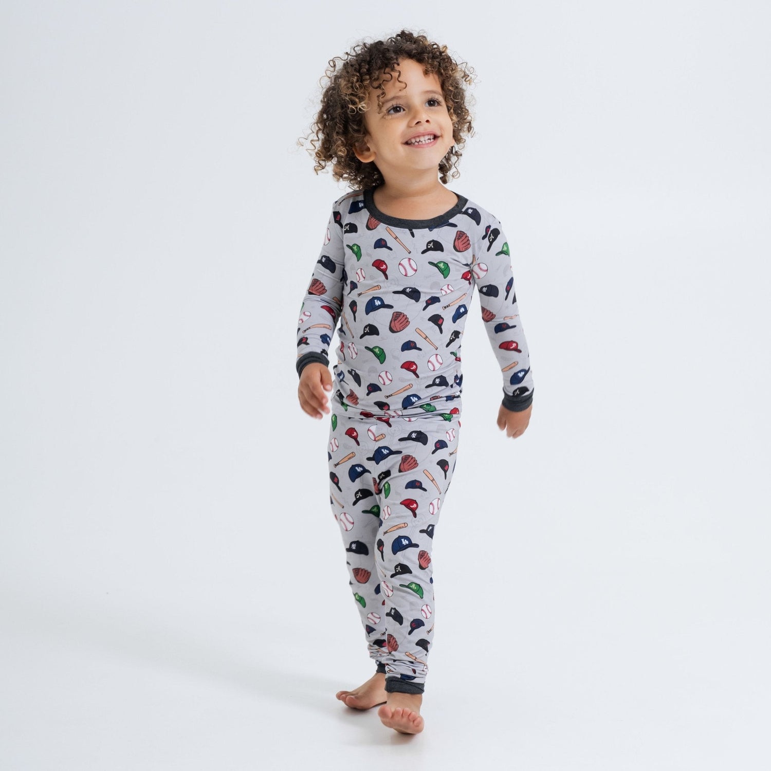 Major League Buddies Long Sleeve Pajamas - Bam & Stitch