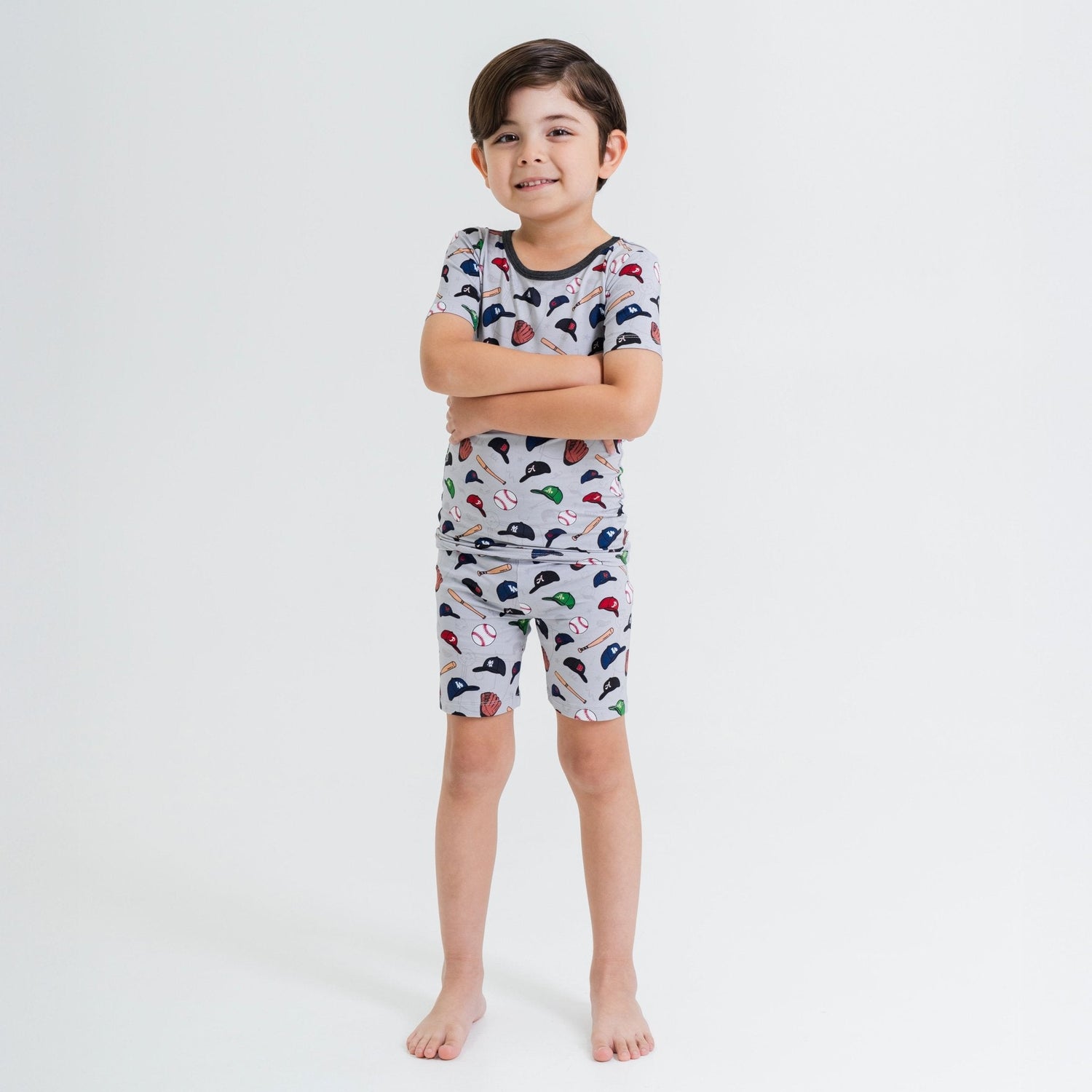 Major League Buddies Short Sleeve Pajamas - Bam & Stitch