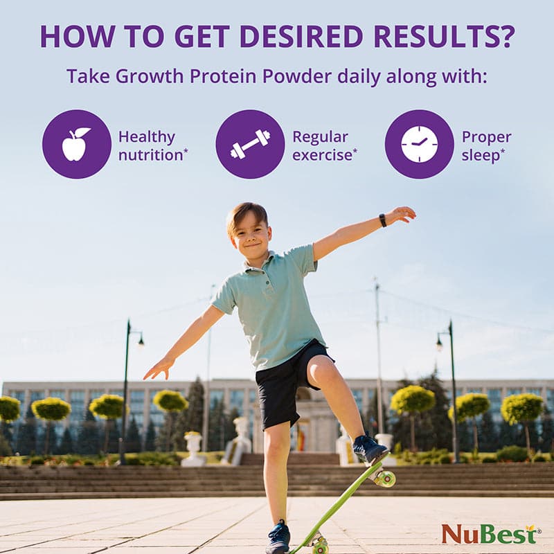 NuBest Tall Protein Vanilla Shake for Kids Ages 4+, 10 Vegan Servings - NuBest Nutrition®