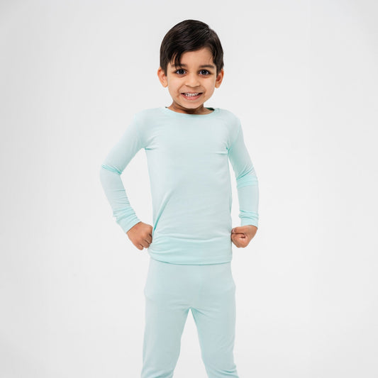 Ocean Breeze Long Sleeve Pajamas - Bam & Stitch