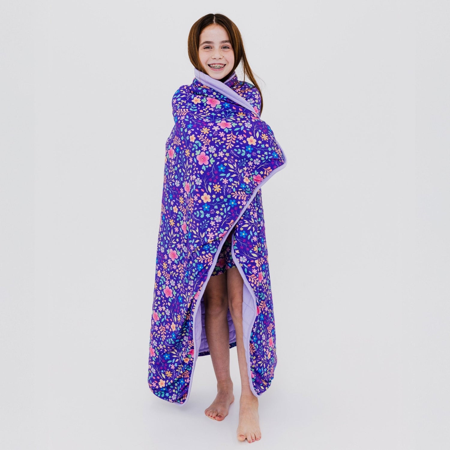 Orchid Gardens Blanket - Bam & Stitch