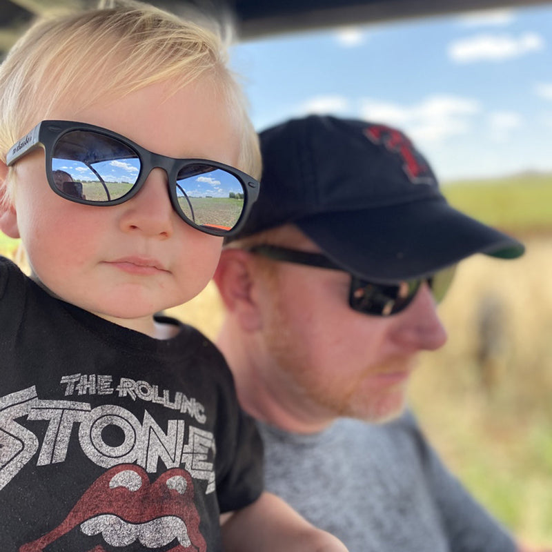 Bueller Toddler Sunglasses – Matte Black by ro•sham•bo eyewear