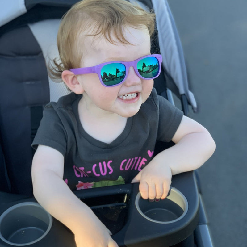 Punky Brewster Baby Sunglasses – Purple Glitter by ro•sham•bo eyewear