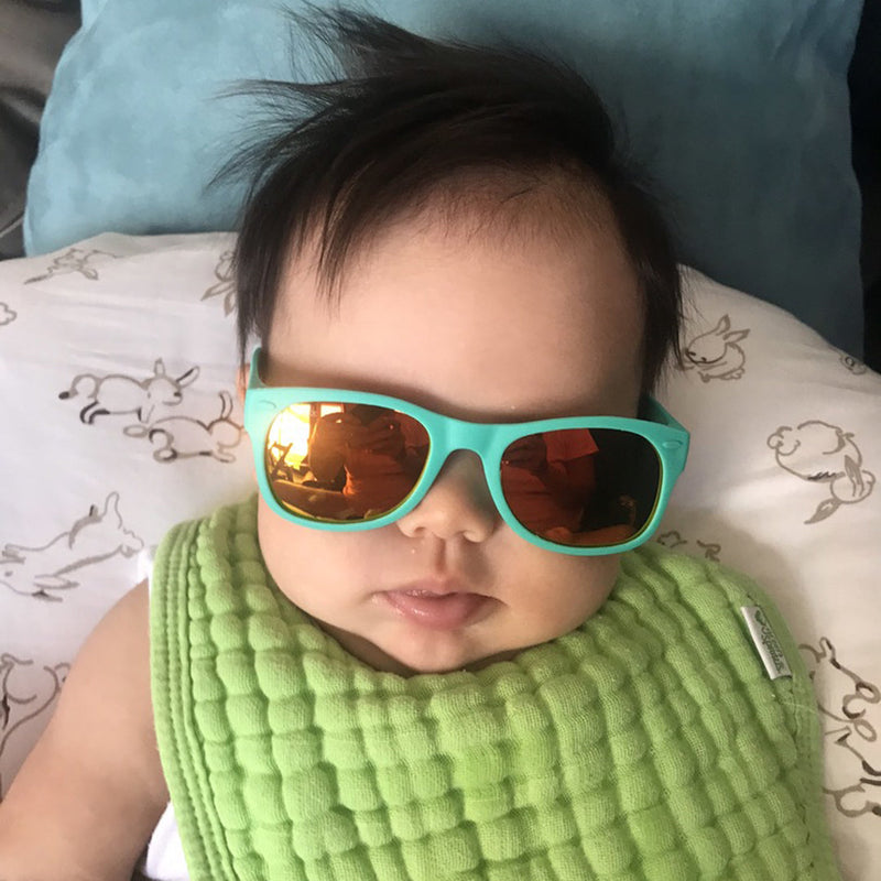 Goonies Baby Sunglasses – Mint Teal by ro•sham•bo eyewear