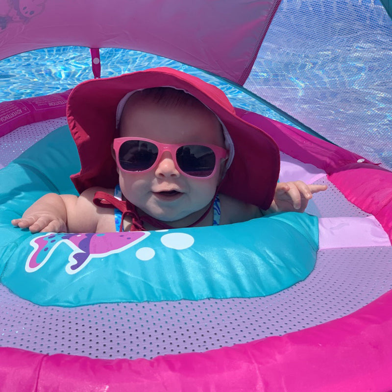 Kelly Baby Sunglasses – Glitter Pink by ro•sham•bo eyewear