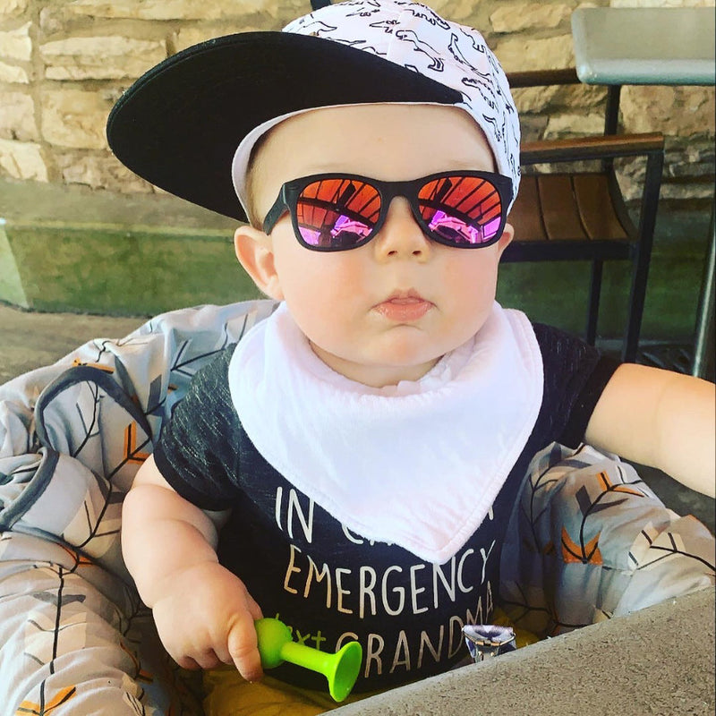 Bueller Baby Sunglasses – Matte Black by ro•sham•bo eyewear