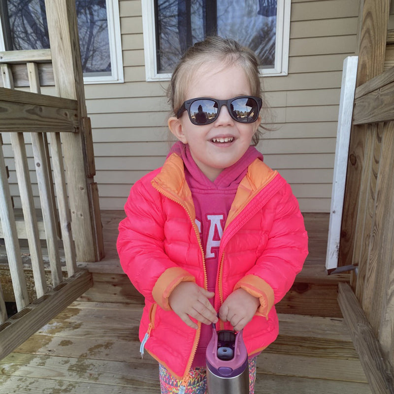 Bueller Toddler Sunglasses – Matte Black by ro•sham•bo eyewear
