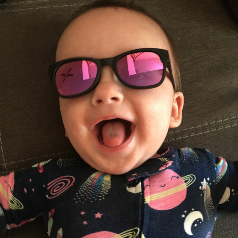 Bueller Baby Sunglasses – Matte Black by ro•sham•bo eyewear