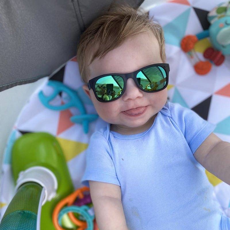 Bueller Baby Sunglasses – Matte Black by ro•sham•bo eyewear