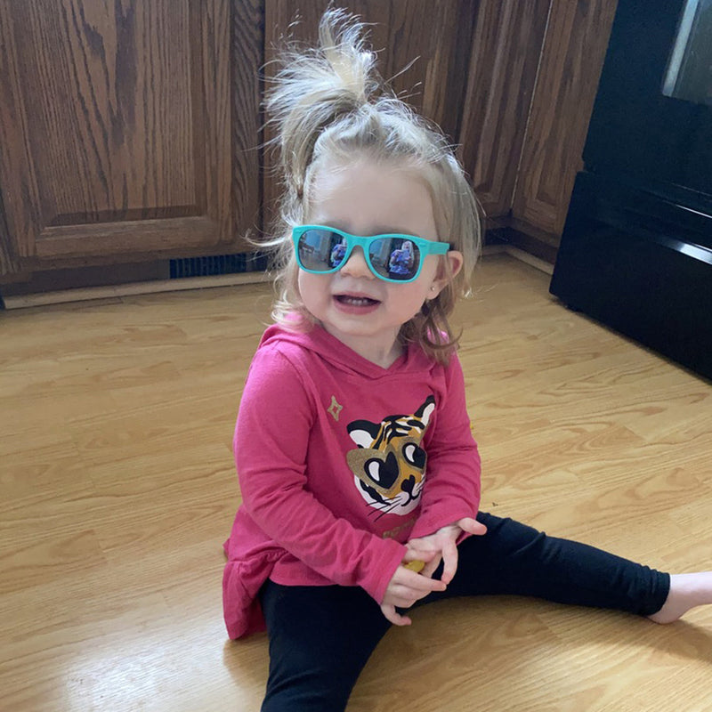 Goonies Baby Sunglasses – Mint Teal by ro•sham•bo eyewear