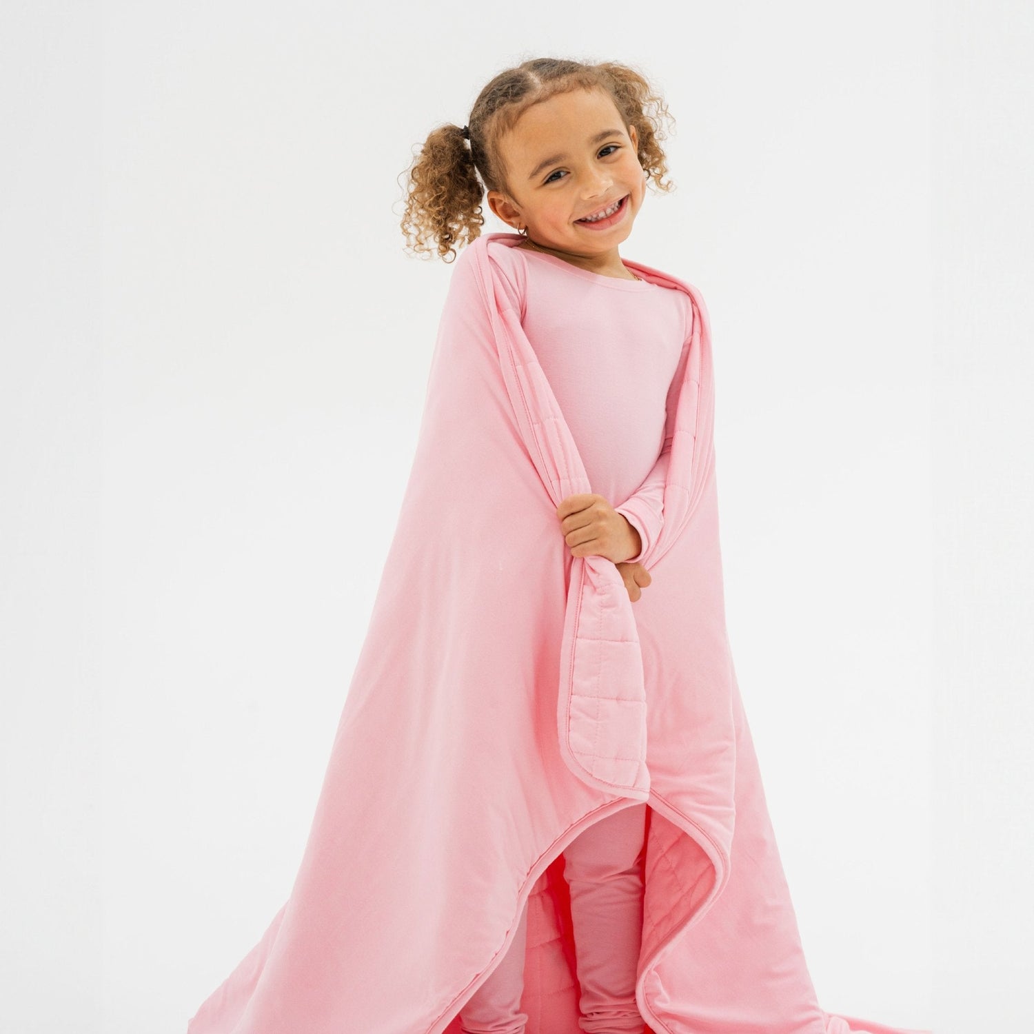 Pink Blossom Blanket - Bam & Stitch