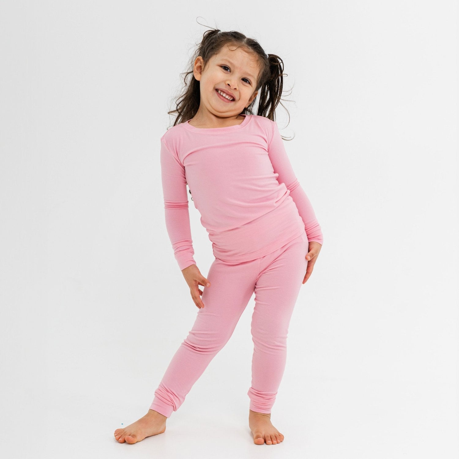 Pink Blossom Long Sleeve Pajamas - Bam & Stitch