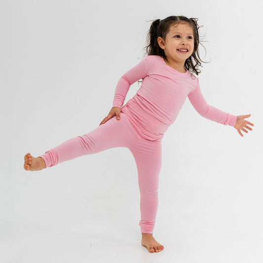 Pink Blossom Long Sleeve Pajamas - Bam & Stitch