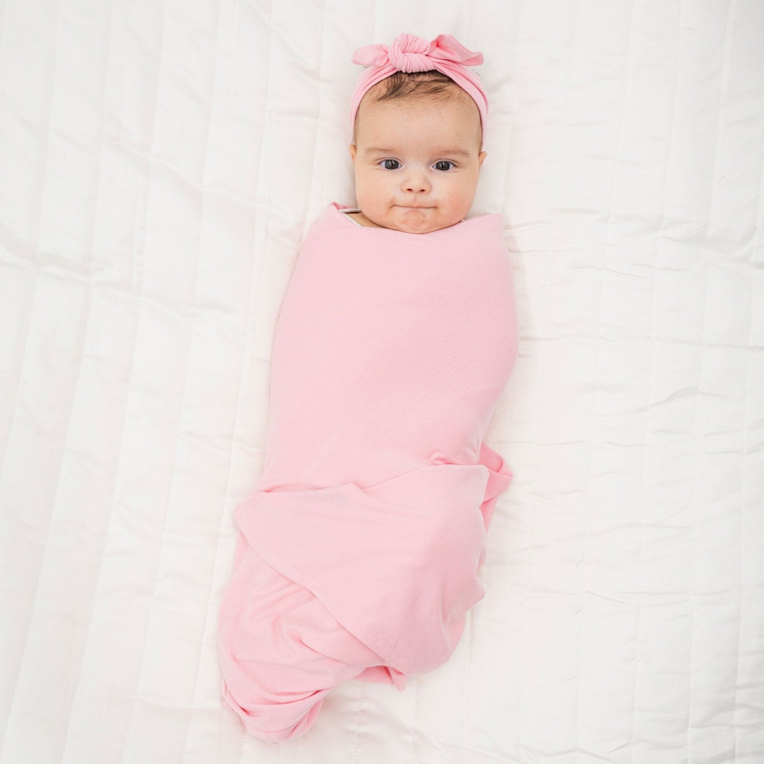 Pink Blossom Swaddle - Bam & Stitch