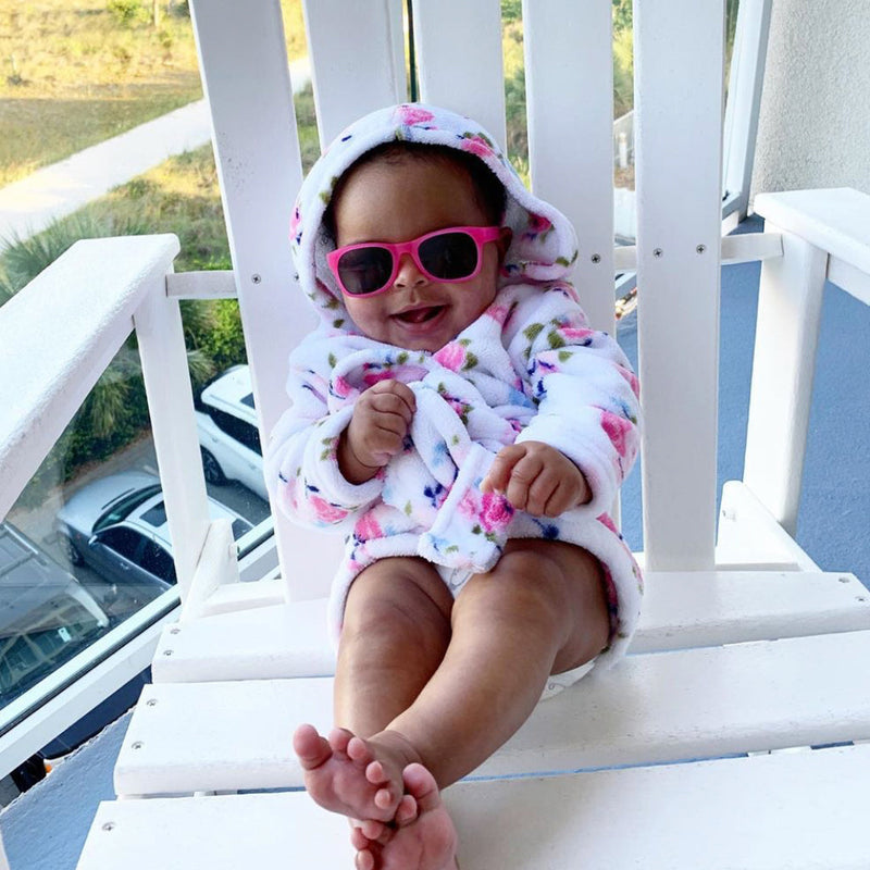 Kelly Baby Sunglasses – Glitter Pink by ro•sham•bo eyewear