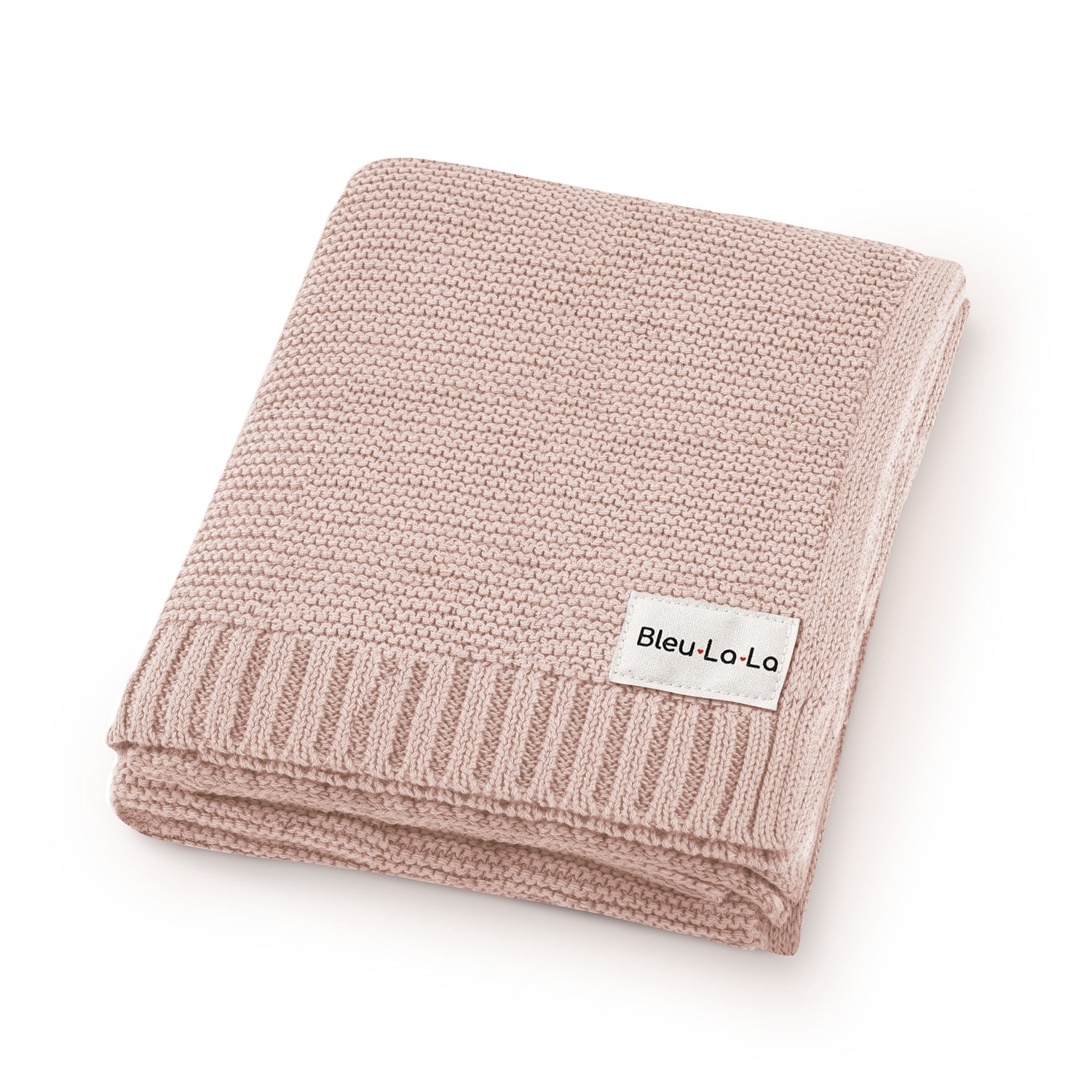 Heritage Knit Baby Blanket – 100% Organic Cotton Swaddle by Bleu La La