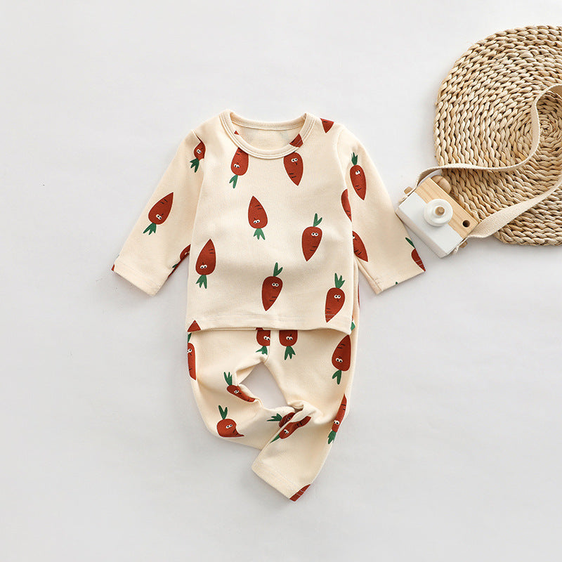 Baby All Over Print Pattern Tops Combo Pants Lovely Sets Home Clothes, MyKids-USA®, Baby & Toddler Outfits, MyKids-USA - - - - - - -