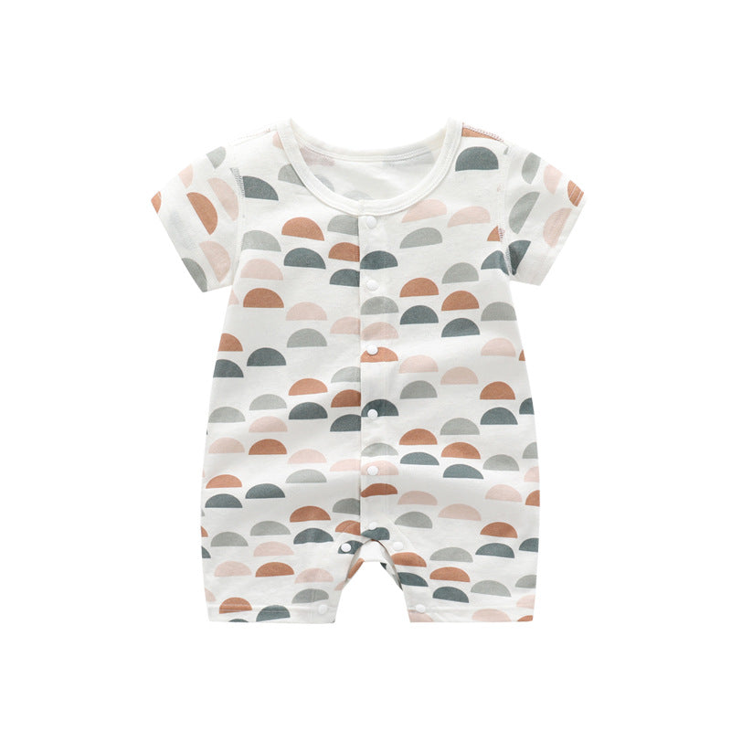 Baby 1pcs Rabbit Graphic Single Breasted Design Simply Jumpsuit Pajamas, MyKids-USA®, Baby One-Pieces, MyKids-USA - - - - - - -