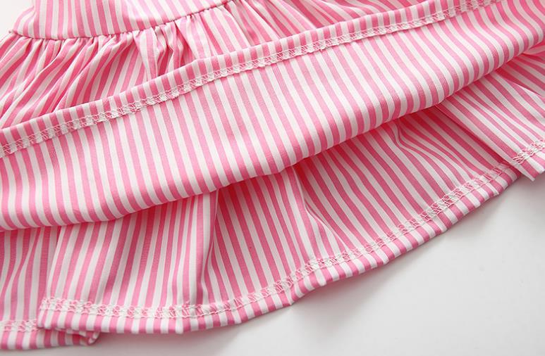 Baby Girl Striped Pattern Dress Combo Short Pants In Sets, MyKids-USA®, Baby & Toddler Outfits, MyKids-USA - - - - - - -