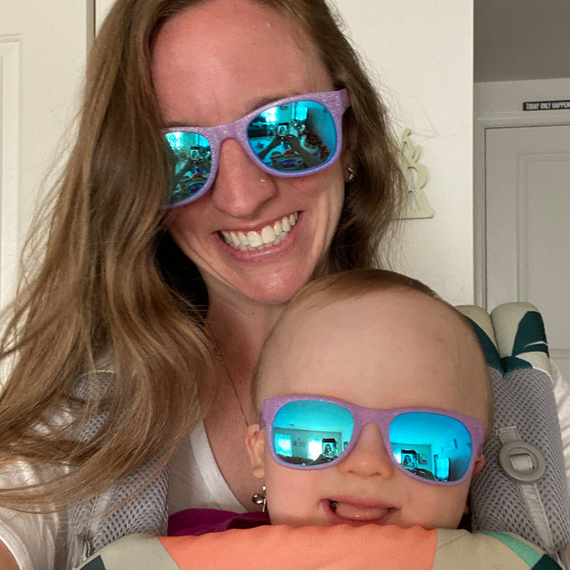 Punky Brewster Baby Sunglasses – Purple Glitter by ro•sham•bo eyewear