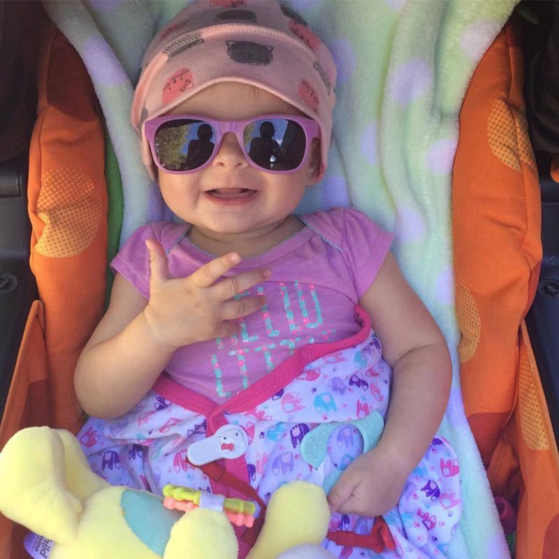 Punky Brewster Baby Sunglasses – Purple Glitter by ro•sham•bo eyewear