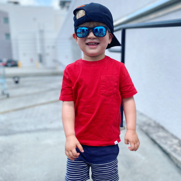 Bueller Toddler Sunglasses – Matte Black by ro•sham•bo eyewear