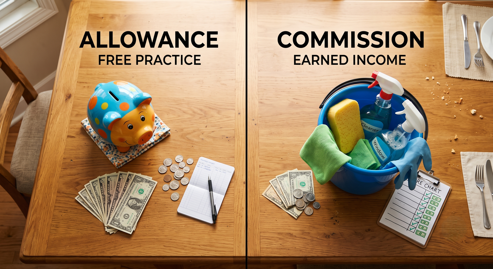 Allowance vs. Commission: The Hybrid Method to Teach Kids About Money