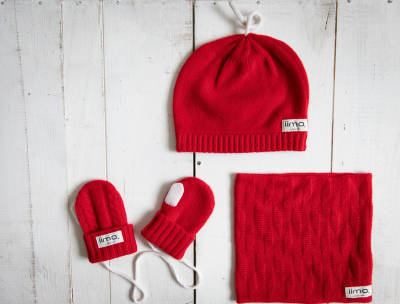Cashmere Winter Set – Hat, Scarf & Gloves (Limited Edition) by iimo USA store