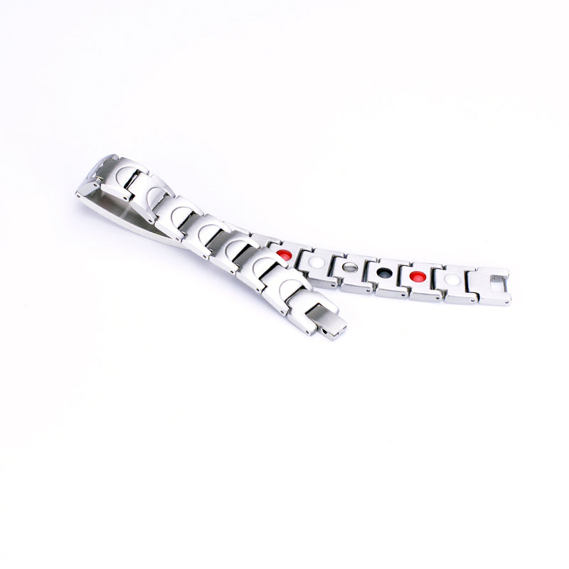 4-in-1 energy bracelet with magnets and negative ions for ladies