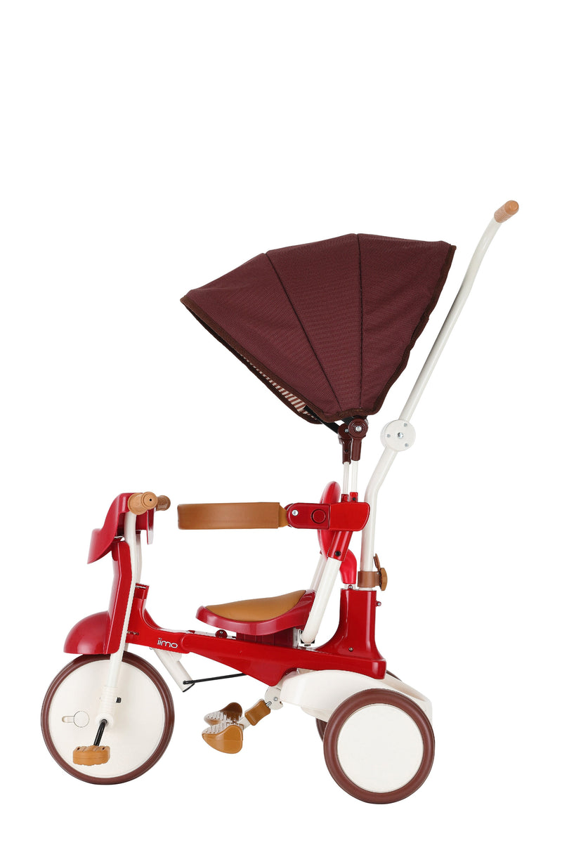 3-in-1 Foldable Tricycle with Canopy – Toddler Ride-On by iimo USA