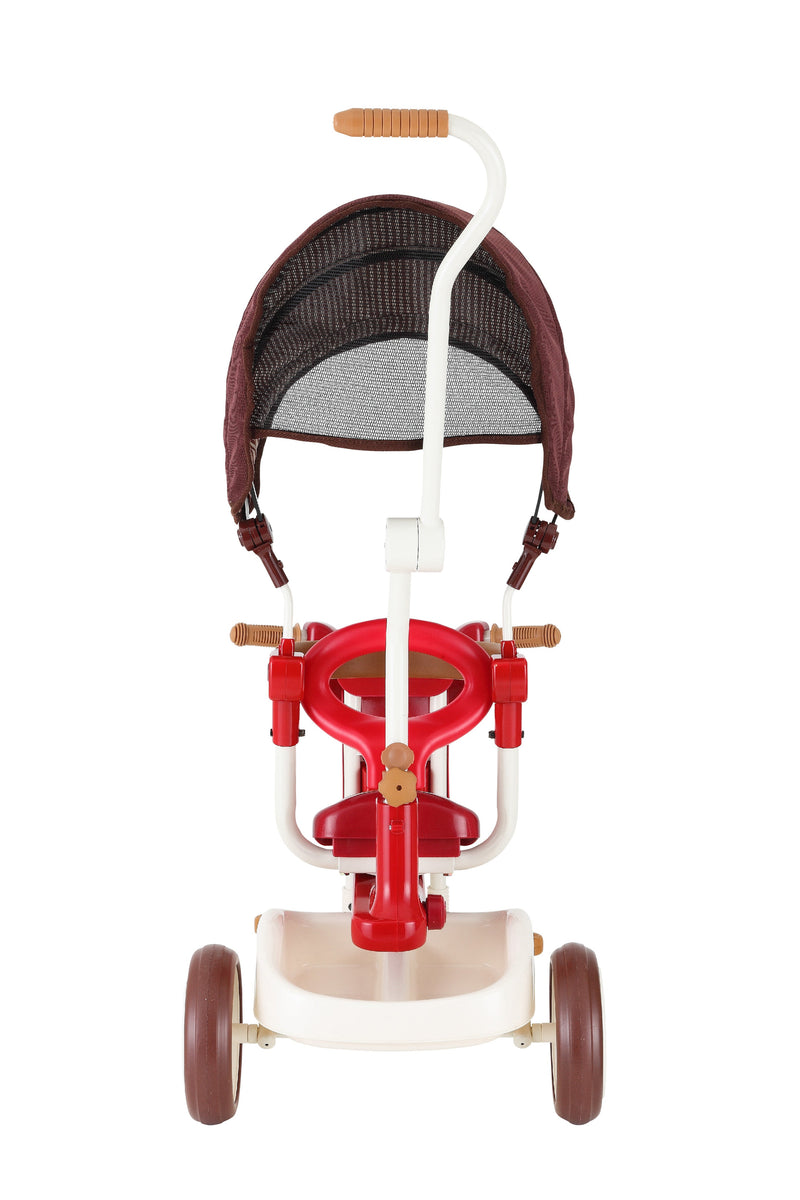 3-in-1 Foldable Tricycle with Canopy – Toddler Ride-On by iimo USA