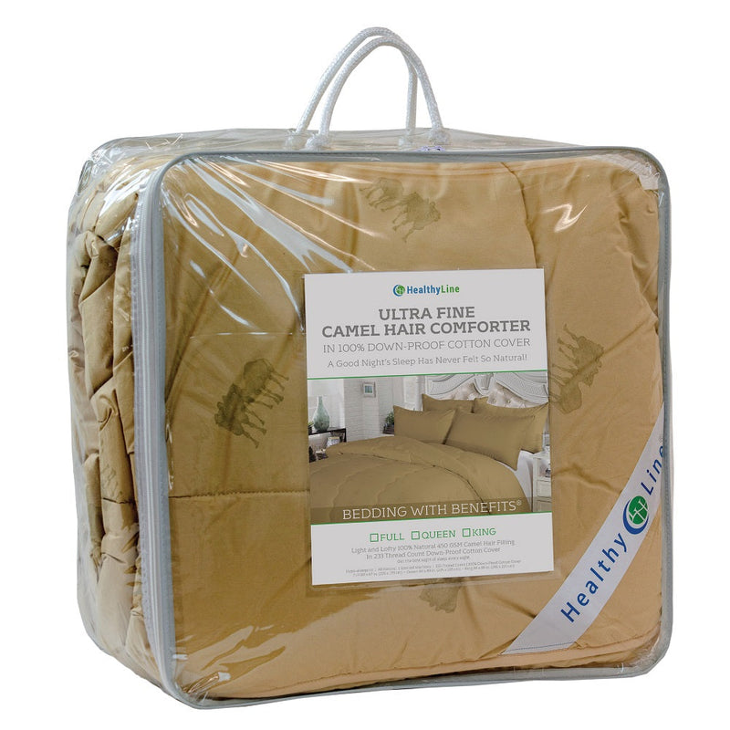 450 GSM camel hair comforter designed for maximum warmth and comfort