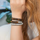 Harmony Fusion White Turquoise & Tiger's Eye Bracelet on model