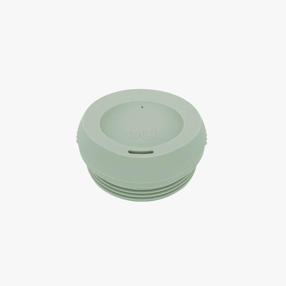 ezpz Cup and Silicone Lid in Sage / Basics Line for Big Kids #color_sage / 14oz Cup + Soft Lid Silicone – Grown-Up Style, Kid-Approved by ezpz