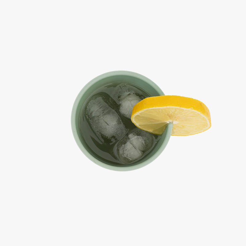 ezpz Cup and Silicone Lid in Sage / Basics Line for Big Kids #color_sage / 14oz Cup + Soft Lid Silicone – Grown-Up Style, Kid-Approved by ezpz